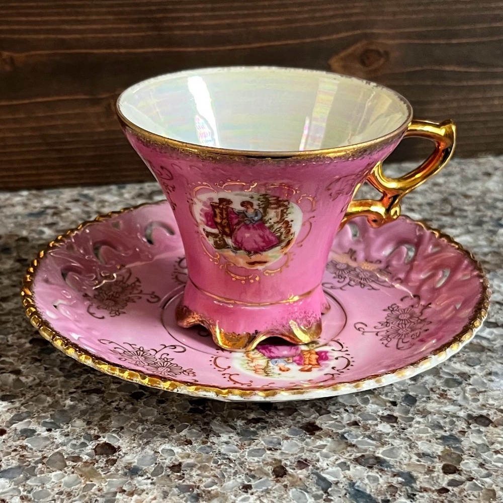 Vintage or antique teacup & saucer